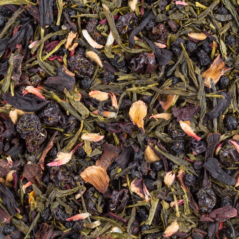 Wholesale Bulk Loose Leaf Tea Supplier | Elderberry Currant Sencha Tea