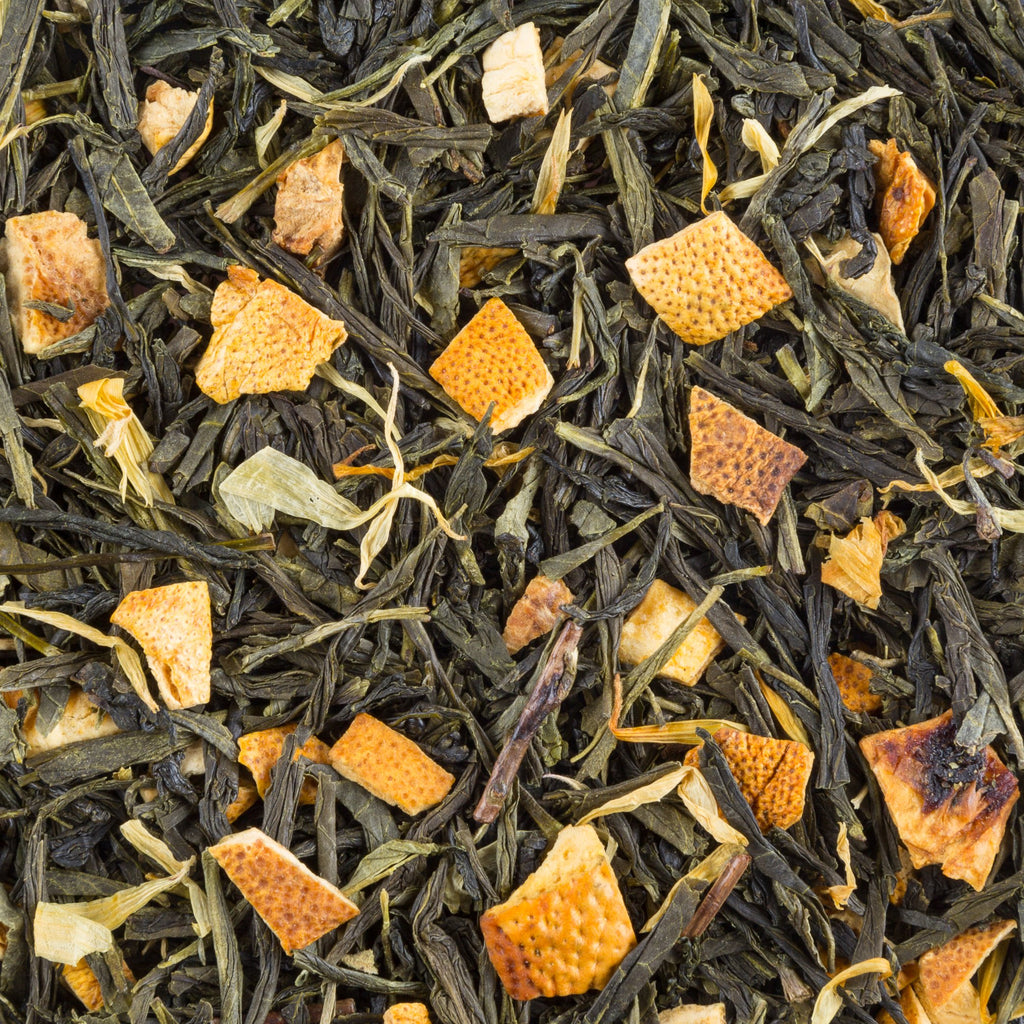 Wholesale Bulk Loose Leaf Tea Supplier Lemon Sencha, Organic Iced Green Tea